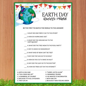 Earth Day Games Bundle Pack, Spring Games,save the Planet, Earth Day ...