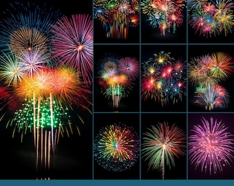 Apple Watch-achtergrond vuurwerk, oudejaarsontwerpen (digitale download)