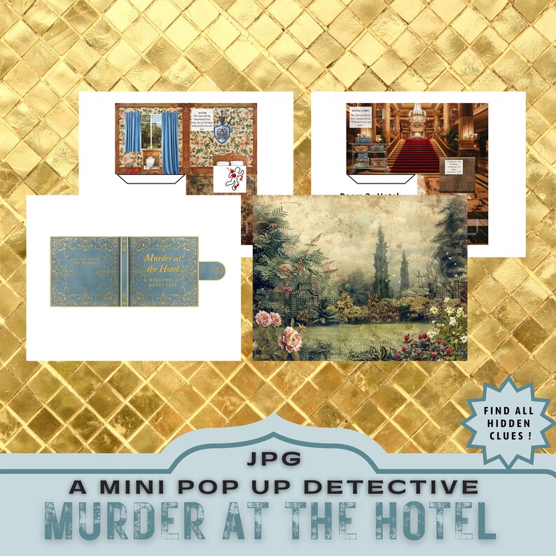 Pop up detective,
pop up book project,
silhouette cricut,
printable kit craft,
unique crafting gift,
printable mini book,
popup card pop-up,
folio insert mystery,
whodunnit clue game ,
murder mystery,
interactive puzzle,
fun craft project