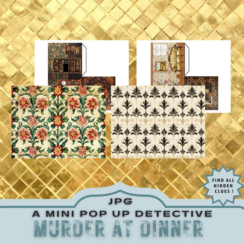 junk journal kit,
pop up book project,
silhouette cricut,
printable kit craft,
unique crafting gift,
printable mini book,
popup card pop-up,
folio insert mystery,
murder mystery,
interactive puzzle,
print and cut gift,
fun craft project