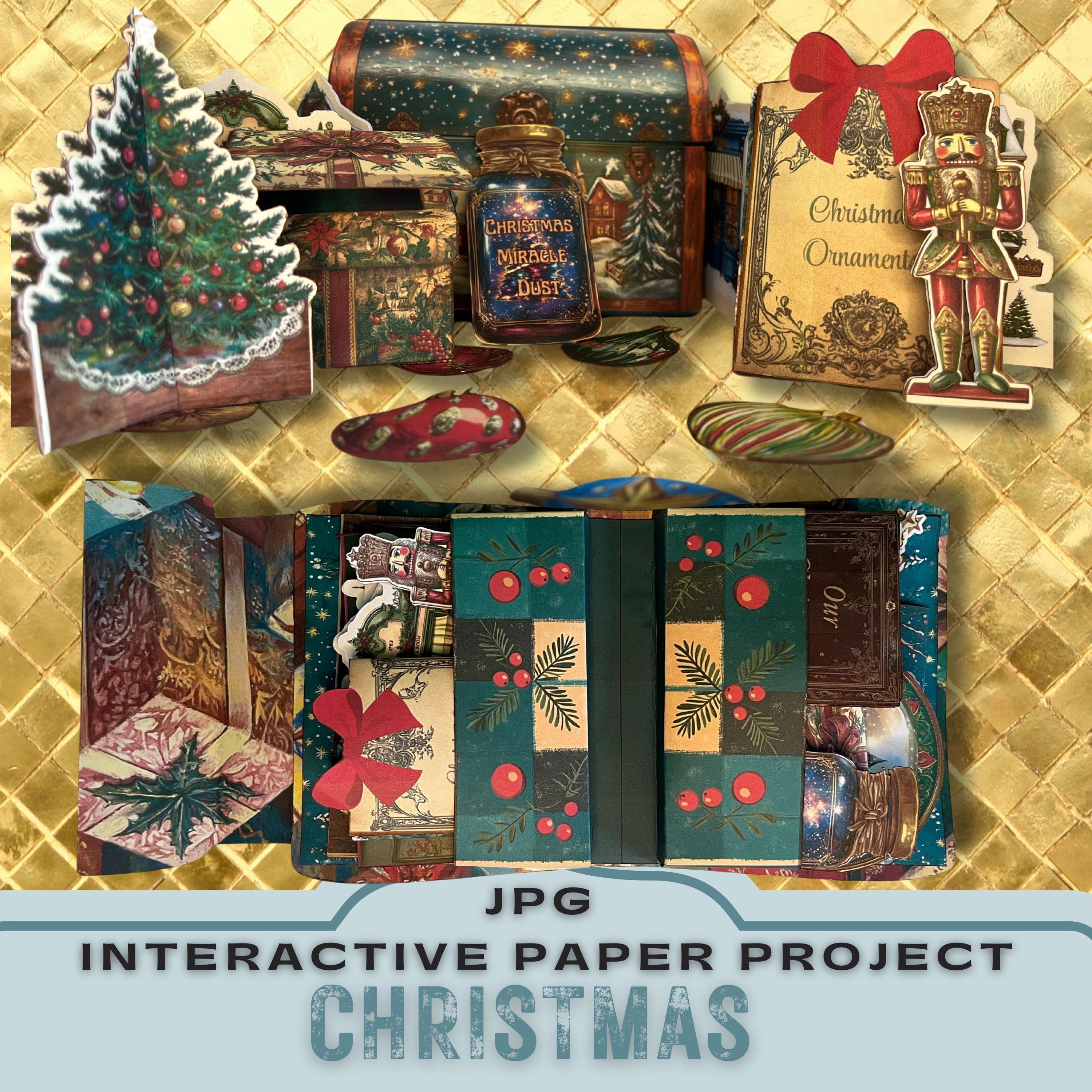 Christmas Paper Craft Project: 3D Nativity Scene (JPG Download) - Etsy