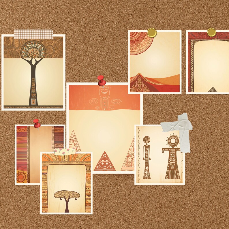 African Style Background Images. PDF Files and Printable JPEG - Etsy