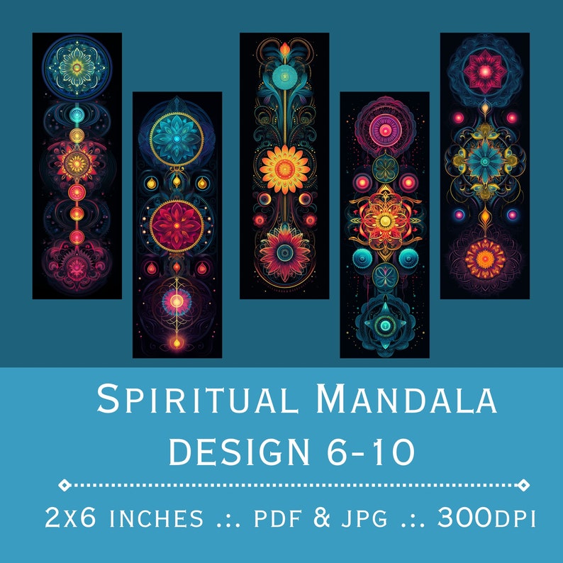 Spiritual Mandala Printable Bookmarks. printable bookmarks,
cricut,
print and cut,
spiritual chakra,
bookmark pdf,
watercolor bookmarks,
sublimation bookmark,
bookmark set,
mandala bookmarks,
jpg bookmarks,
spiritual zen,
aesthetic bookmark
