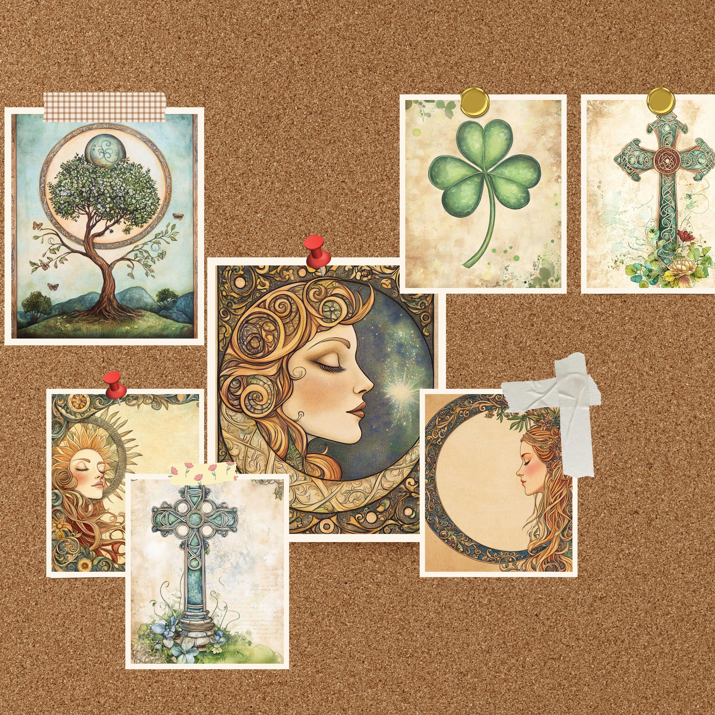 Rustic Irish Background Celtic Background Images: Irish Designs (digital Download) - Etsy