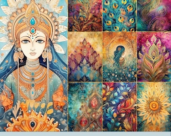 Colors of India Apple Watch Wallpaper: 10 JPG Designs (Digital Download)
