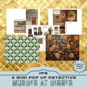 junk journal kit,
pop up book project,
silhouette cricut,
printable kit craft,
unique crafting gift,
printable mini book,
popup card pop-up,
folio insert mystery,
murder mystery,
interactive puzzle,
print and cut gift,
fun craft project
