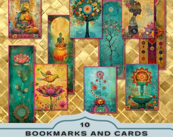 希少品　ブースカ本　5冊セット Spiritual Journey Junk Journal Kit, Half Pages, Full Pages