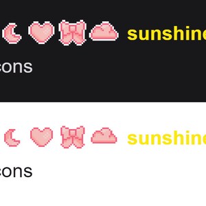 Cute Pink Sub Badges |pixel Sub Badges Pack 6 for Twitch | Badge for ...