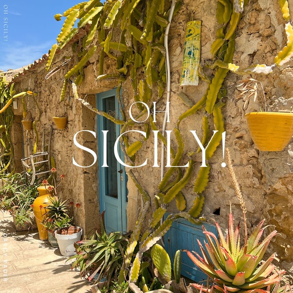 Hardcover Coffee Table Book, Italy Travel Photography, Italian Dolce Vita Street Photography, Sicily book, Sicily travel, Art book