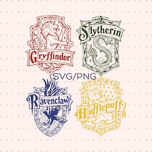 Ravenclaw House Crest Emblem Svg, Harry Potter House Crest Svg, School Of  Magic House Crest Svg, Instant Download