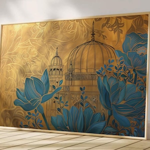 Harmandir Sahib | Digital Download | Sikh Art Gurdwara Oil Painting Sikh Art Golden Temple Sikh Wall Art Sikhism Sikh Gift Home Decor