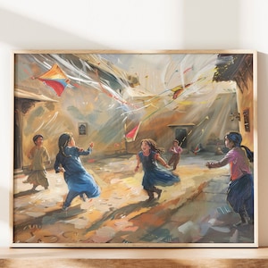 Póster de pintura al óleo sikh para niños, decoración de pared, papel tapiz sikh, pintura al óleo, pared sikh, regalo sikh, arte religioso