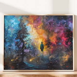 Abstract Guru Sikh Oil Painting Digital Print Sikh Wall Art Religious Art Sikh Art Sikh Gifts Sikh Painting Wall Decor