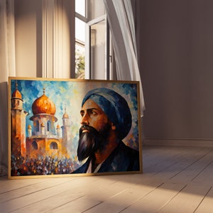 Sikh Poster - Echoes of Empire  550+ DPI Sikh Poster | Digital Wall Art | Sikh Art | Poster Art | Sikh Wall Art | Oil Painting