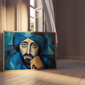 Twisted Time  550+ DPI Poster | Religious Art | Sikh Art | Sikh Gifts | Sikh Wall Art Unframed Poster