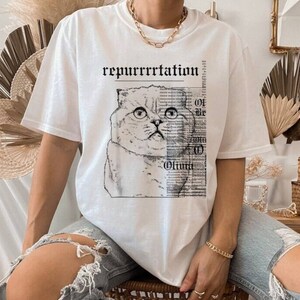 Reputation Cat Tee Etsy