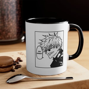 Anime Mug, You Cryin? Mug, Anime Gifts, Accent Coffee Mug, 11oz