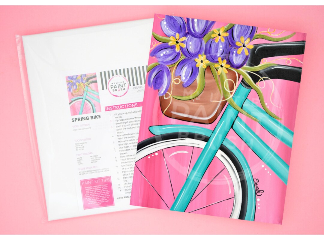All Inclusive Spring Bike Paint Kit for Teens and Adults Ladies Night