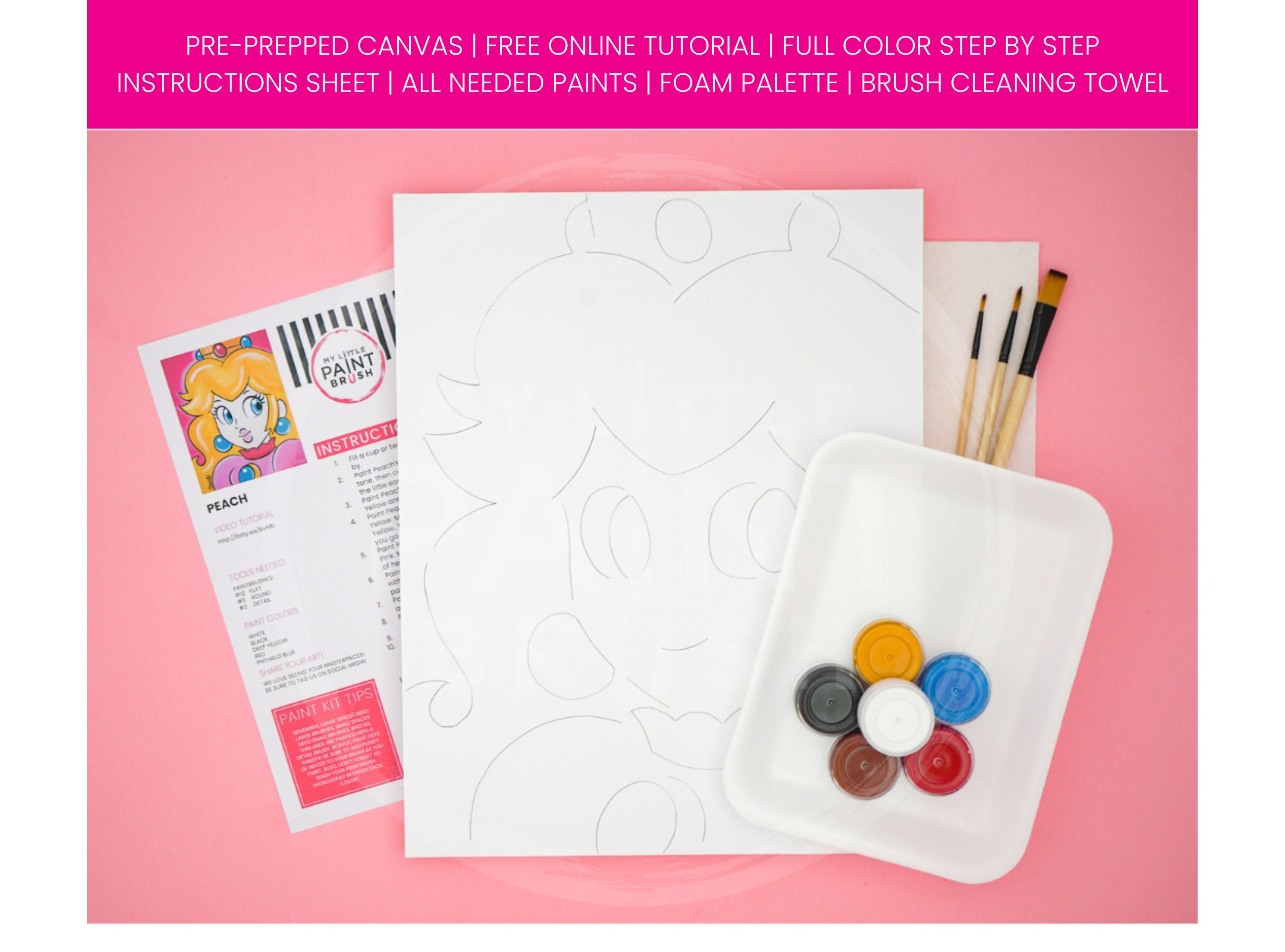 DIY Kids Paint Party Kits Complete With All Supplies 