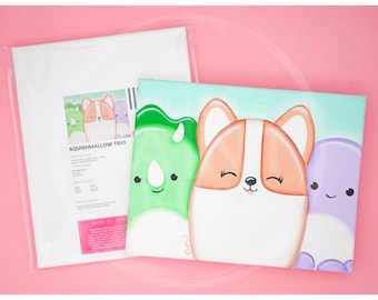 All inclusive squishmallow animal paint kit for kids | Paint party kit | Unique birthday gifts for girls | Indoor art activities for kids