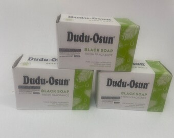 3x Dudu Osun African Black Soap from NIGERIA FREE SHIPPING