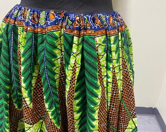 African Skirt, African Maxi Skirt, African Print Skirt, traditional African Clothing, African Print Clothing, with elastic band