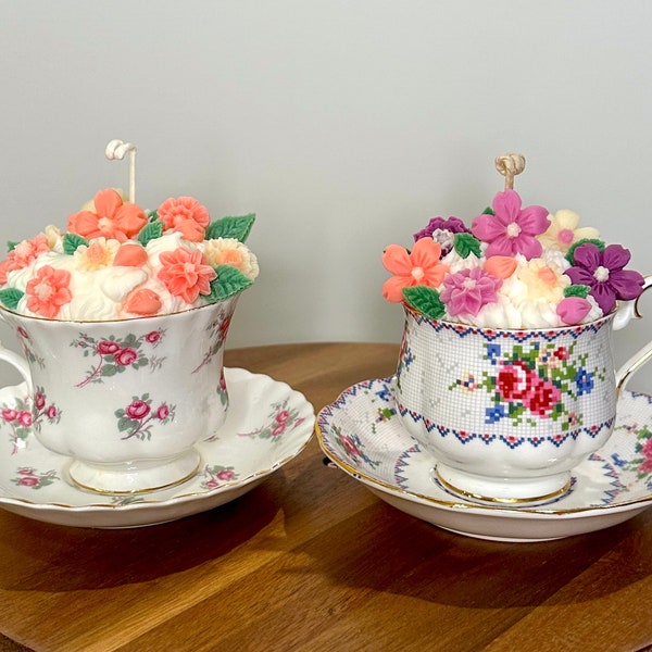 Teacup Candle Etsy