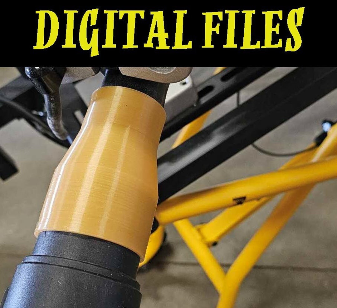 Adapter to Connect Dewalt Miter Saw and Shopvac STL and STEP Files Etsy