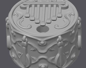Bard's Songbox - 3D Printed Dice Vault