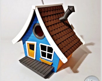 Vogelhaus im Toon-Stil – STANDARDFARBE – 3D-GEDRUCKT