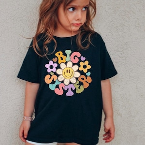 Big Sister floral shirt, girls promoted to big sister tee, pregnancy announcement kids tee, gift for big sister, im going to be a big sister