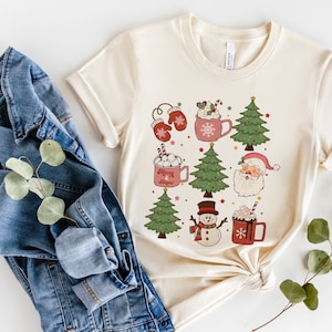 Christmas boho T Shirt, Christmas party work outfit, Nursing Christmas shirt, Funny Christmas Top, retro Nurse Christmas tee, nurses gift