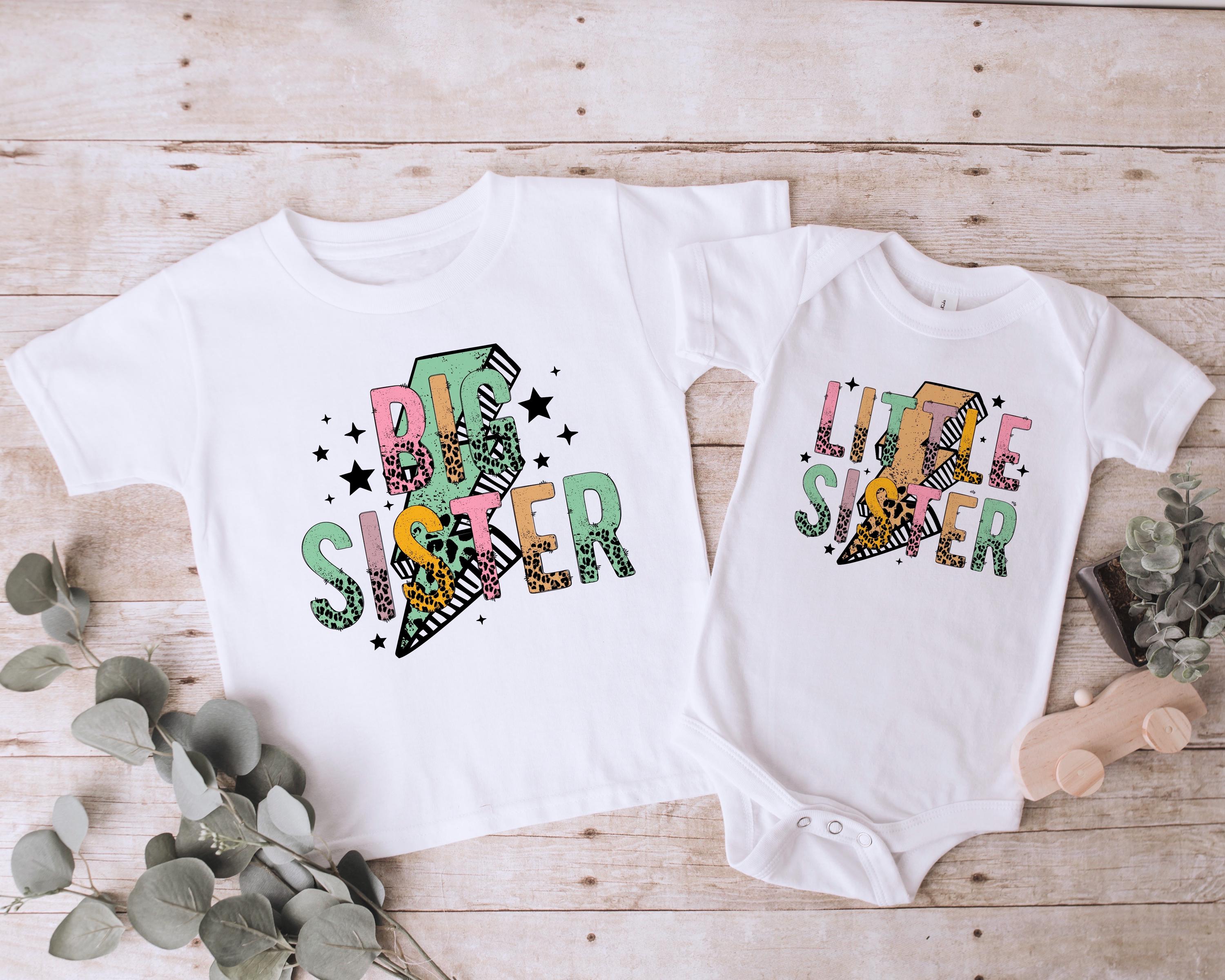Pigiama T-shirt Gilet Personalizzabile Big Sisters Brothers Rock Little Roll