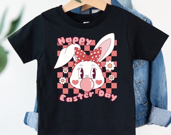 Happy Easter day kids t shirt, Easter gift for kids, holy week shirt, egg hunting crew, easter kids boys and girls, bunny shirts