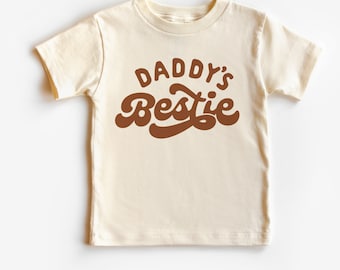 Papas Bestie-T-Shirt, Vater und Sohn-Tochter-Shirt, Vatertagsgeschenk, Papa Bestfriend-Shirt, bestes Papa-Shirt, ich liebe Papa-Oberteil