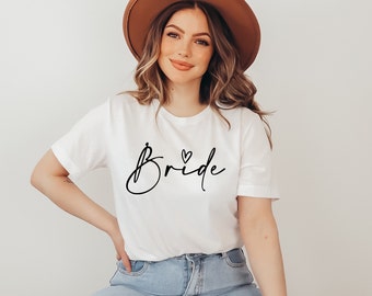 Bride T shirt, team bride shirts, bride time, Bridal Shower engagement gift, bachelorette shirt, gift for bride, bridal shower outfit