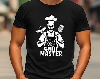 Grill Master T shirt, father’s day shirt, Bbq t shirt,  funny adult t shirt, dad t shirt, birthday or christmas gift , plus size men’s Shirt