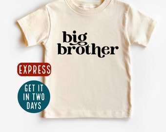 Big Brother T-Shirt, promoted big brother shirt, Retro Surprise Pregnancy T Shirt, Kids Brotherhood Tee, Big Brother Sibling Shirt