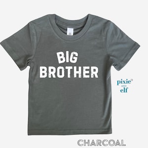 Big Brother shirt, promoted to big brother, classic big bro shirt, gift for big brother to be, pregnancy announcement kids