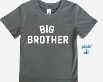 Big Brother shirt, promoted to big brother, classic big bro shirt, gift for big brother to be, pregnancy announcement kids