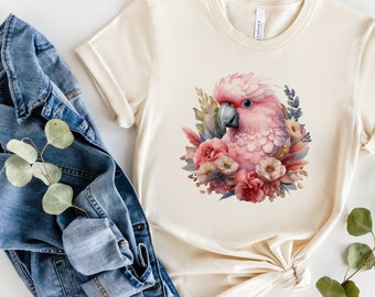 Australian Galah bird t shirt, printed graphic t shirts, Australian birds tee, unique Australiana gift, kids Women and Men shirt, printed t