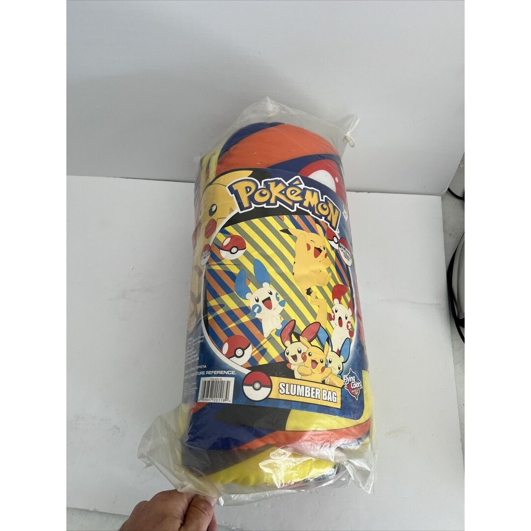 Pokemon Sleeping Bag 2007 Jakks Pacific NEW 55in X 49in Etsy