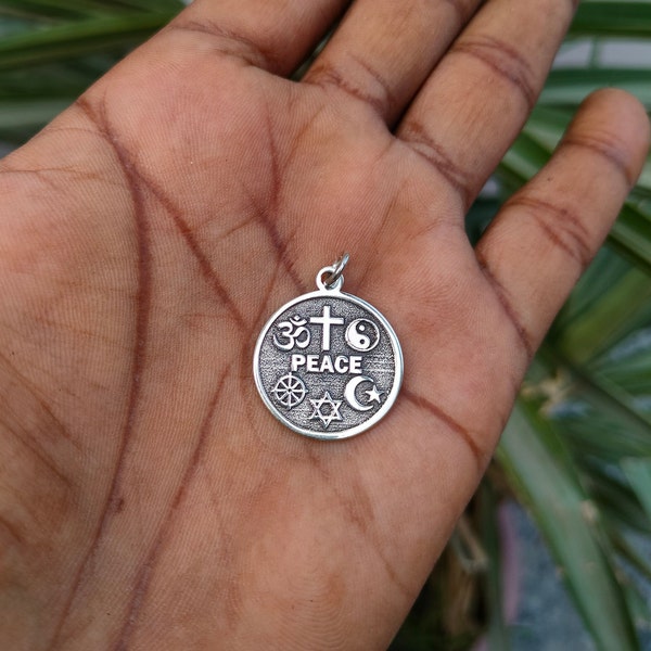 peace Unity Pendant (Sterling silver)