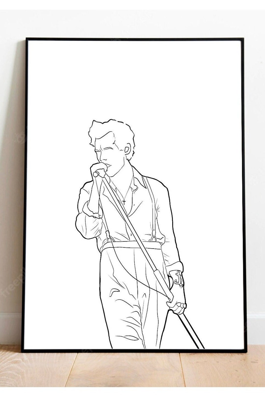 Plakat Harry Styles A4, Download Poster Harry Styles, Printable Art