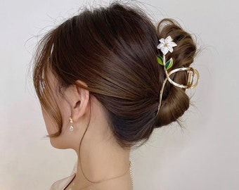 Griffes de cheveux fleur/fruit/pince à cheveux/accessoires pour cheveux/femme/fille/cadeau