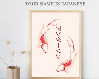 Votre nom en japonais, Prénom personnalisé en japonais, Traduction katakana en japonais, Prénom japonais