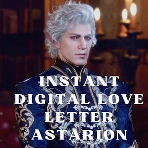 Astarion Instant Digital Love Letter Roleplay