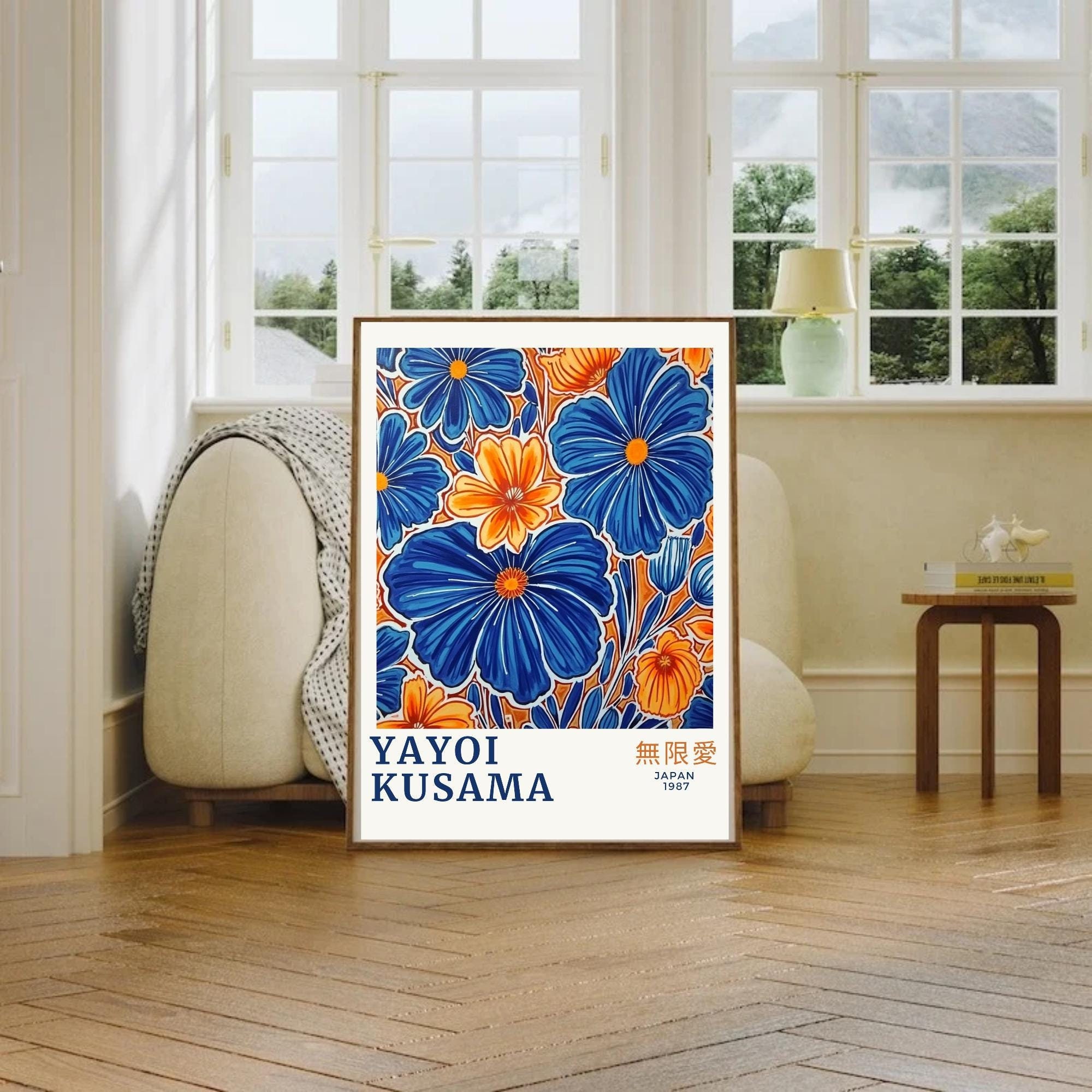Yayoi Kusama Japan 1987 Digital Poster - Etsy
