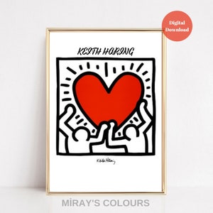 Keith Haring Print: Pop Art Exhibition Poster (Digital Download)