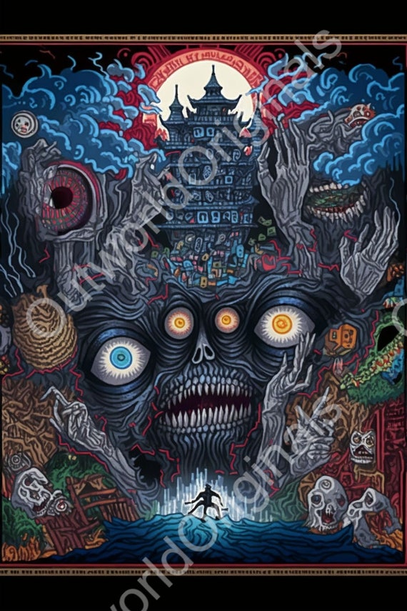 Poster Junji Ito - Faces of Horror, Wall Art, Gifts & Merchandise